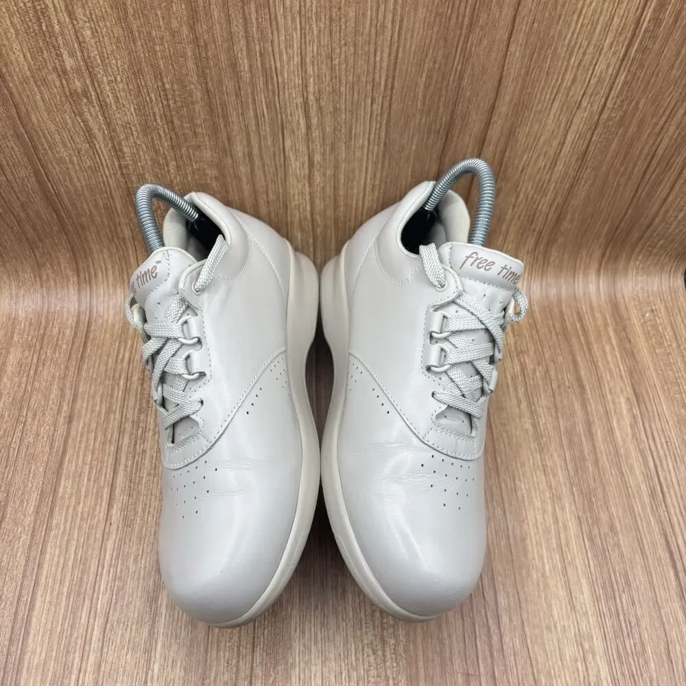 SAS Free Time‎ Comfort Shoes Bone Leather Womens Size 7 Wide